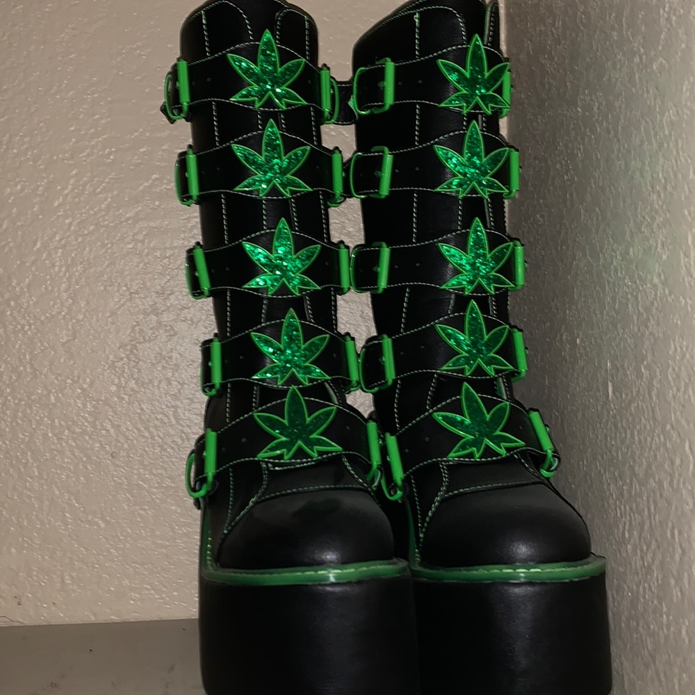 Rave goth platforms, brand new. Worn once.